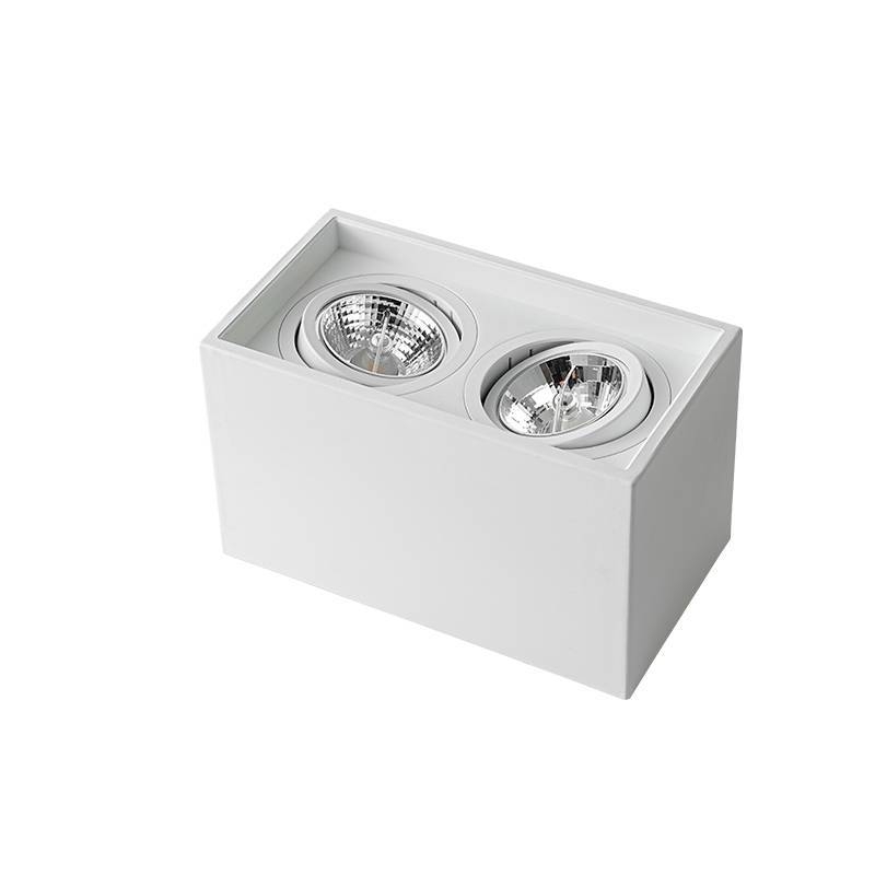 Spot Sobrepor Nordecor Loyo 2L AR70 Branco 216x120x130mm 6988