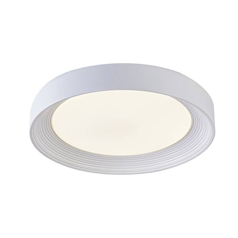Plafon Nordecor Veta 36 watts Multitemperatura Branco Ø500x105mm 90019