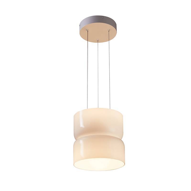 Pendente Nordecor Dommi 20 watts 2700K IRC97 Vidro Branco Ø220x220mm 90004