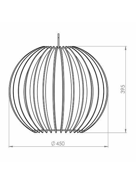 Pendente Classic Lar Esfera 45 1L E27 Ø450x395mm 1009