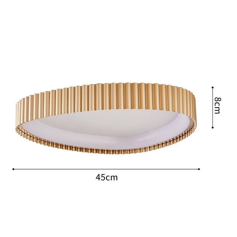 Plafon Nordecor Rivy 20 watts Multitemperatura Dourado 450x80mm 90016