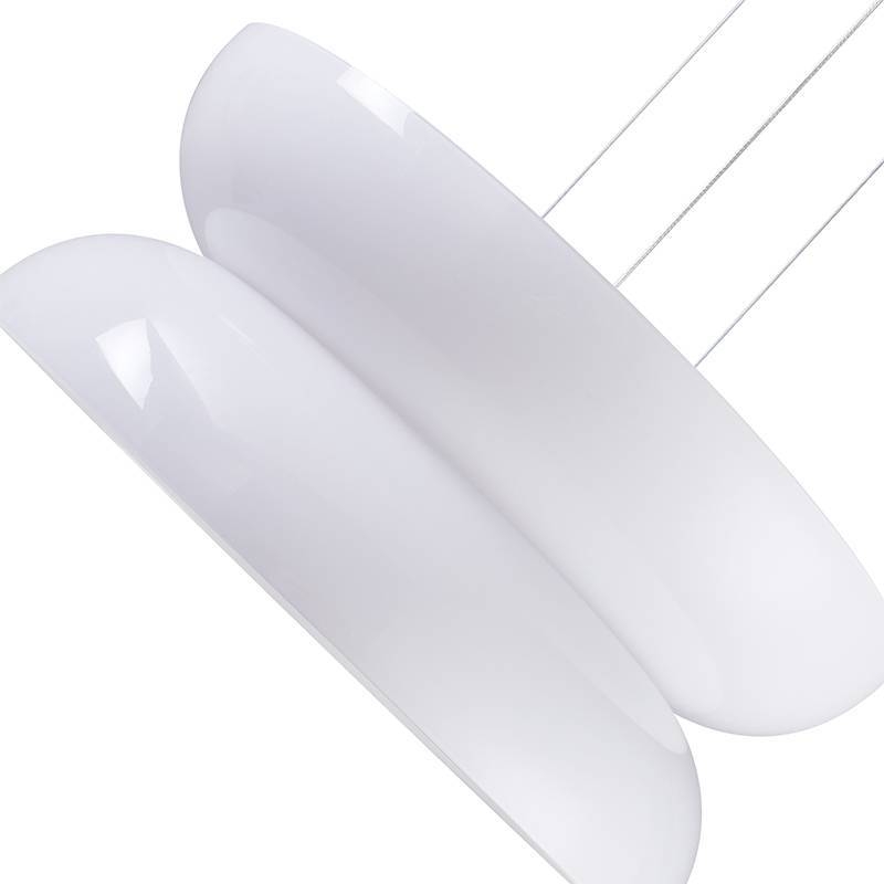 Pendente Nordecor Dommi 20 watts 2700K IRC97 Vidro Branco Ø430x180mm 90003