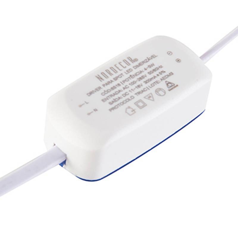 Driver Nordecor Dimerizável Triac para Spots 4-5 watts 11-16V 300MA 6516