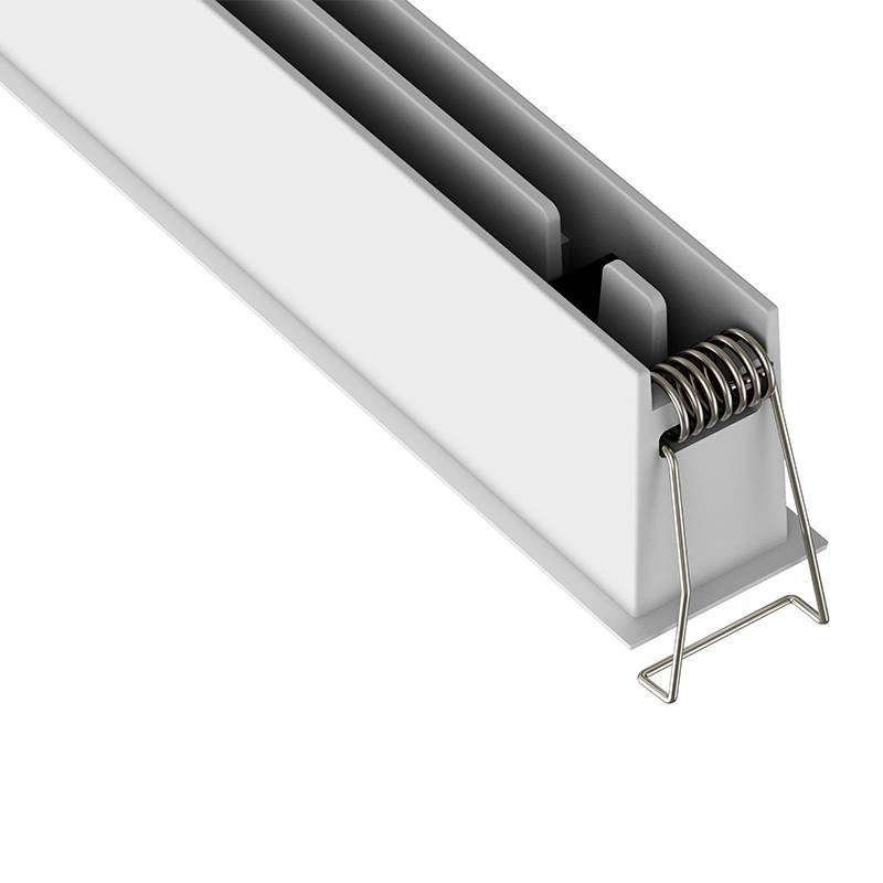 Embutido Nordecor Powerlux 12 Focos 18 watts Branco e Fundo Preto 2700K IRC97 36° Bivolt 109x32x40mm 80010