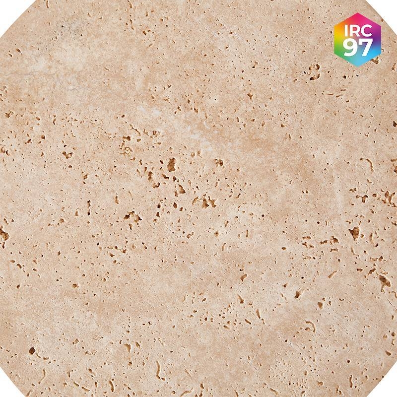 Arandela Nordecor Tivo Sole 10 watts 3000K IRC97 Mármore Travertino Ø250mm 90006