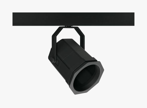 Spot Stella Stage para Linha Trace Preto 1L PAR30/AR111 Ø141x175mm STL25449PTO