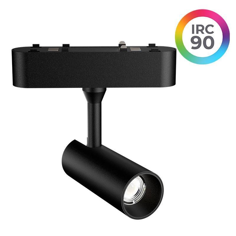 Spot Magnético Nordecor Kay In 7 watts 3000K 48V  IRC90 24° Preto Ø35x120mm 6853