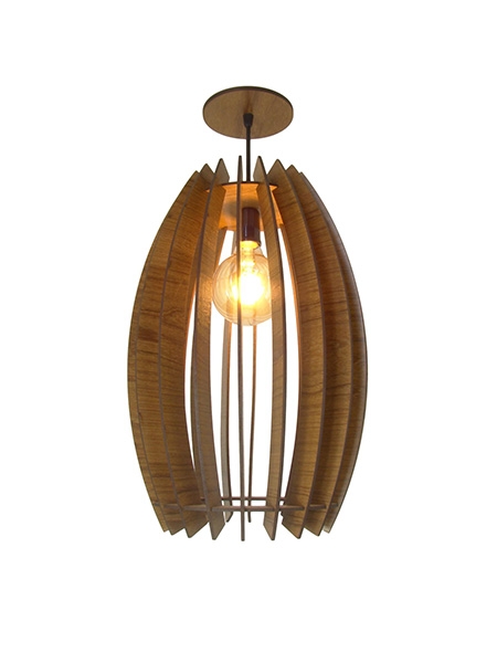 Pendente Classic Lar Tambor 30 1L E27 Ø300x450mm 1013