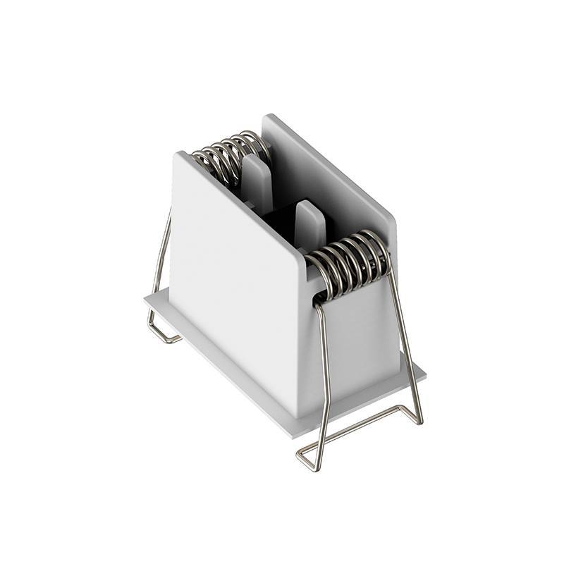 Embutido Nordecor Powerlux 2 Focos 3 watts Branco e Fundo Preto 2700K IRC97 36° Bivolt 52x32x40mm 80001
