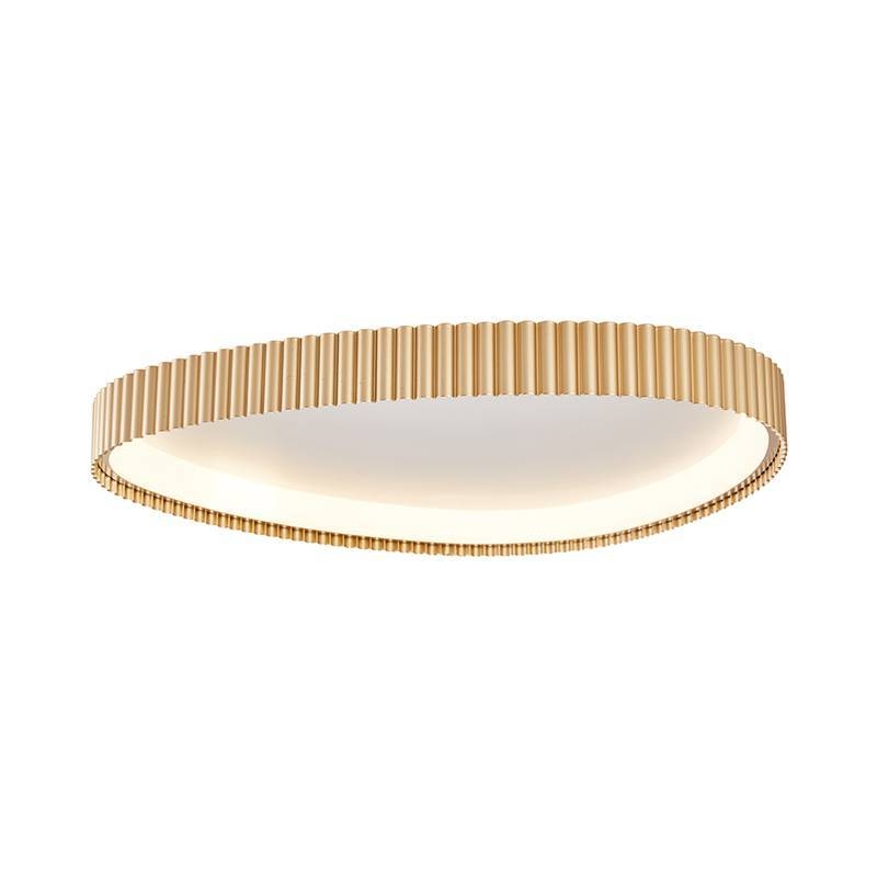 Plafon Nordecor Rivy 36 watts Multitemperatura Dourado 650x80mm 90017