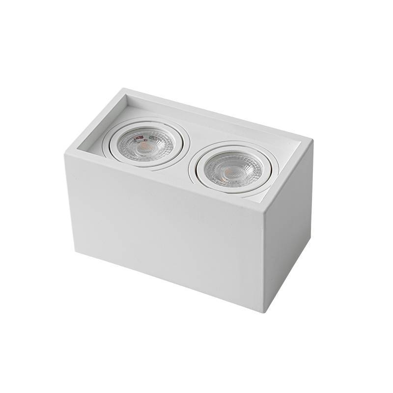 Spot Sobrepor Nordecor Loyo 2L MR16 Branco 166x94x96mm 6984
