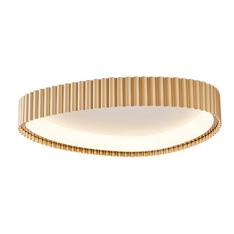 Plafon Nordecor Rivy 20 watts Multitemperatura Dourado 450x80mm 90016