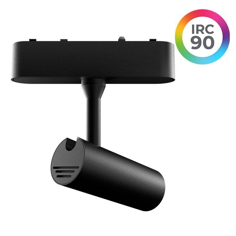 Spot Magnético Nordecor Kay In 7 watts 3000K 48V  IRC90 24° Preto Ø35x120mm 6853