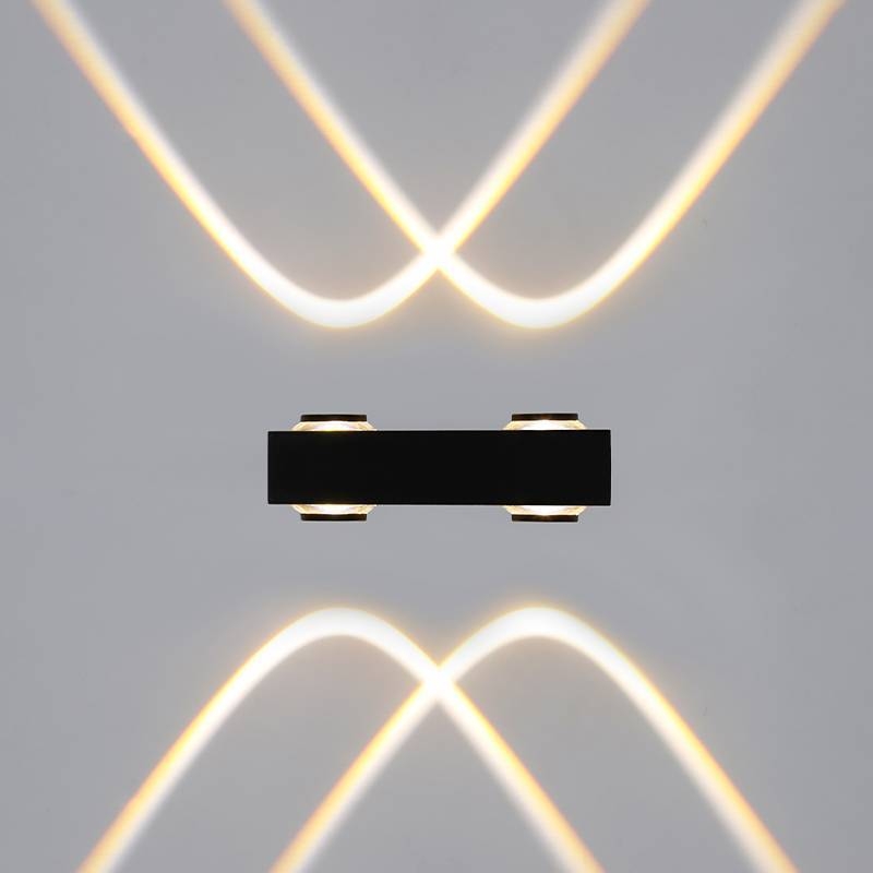 Arandela Nordecor Flou Duo 4 watts 2700K 40° IP65 Preto 96x48x30mm 2981