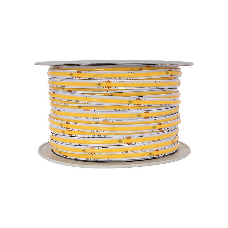 Fita LED Nordecor COB 10 watts/mt 4000K 127V 240 Leds 8mm 812 Lumens (Rolo 50 metros) 7387