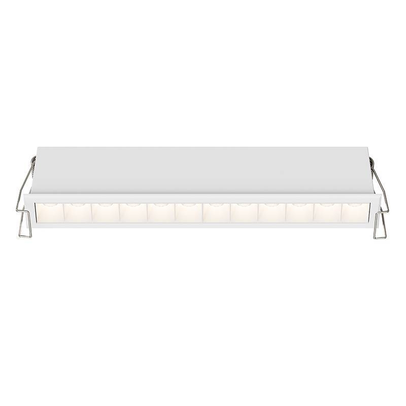 Embutido Nordecor Powerlux 12 Focos 18 watts Branco 2700K IRC97 36° Bivolt 109x32x40mm 80009
