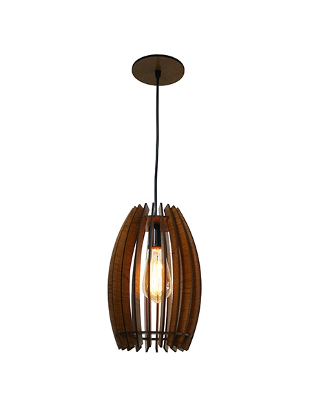 Pendente Classic Lar Tambor 20 1L E27 Ø200x300mm 1012