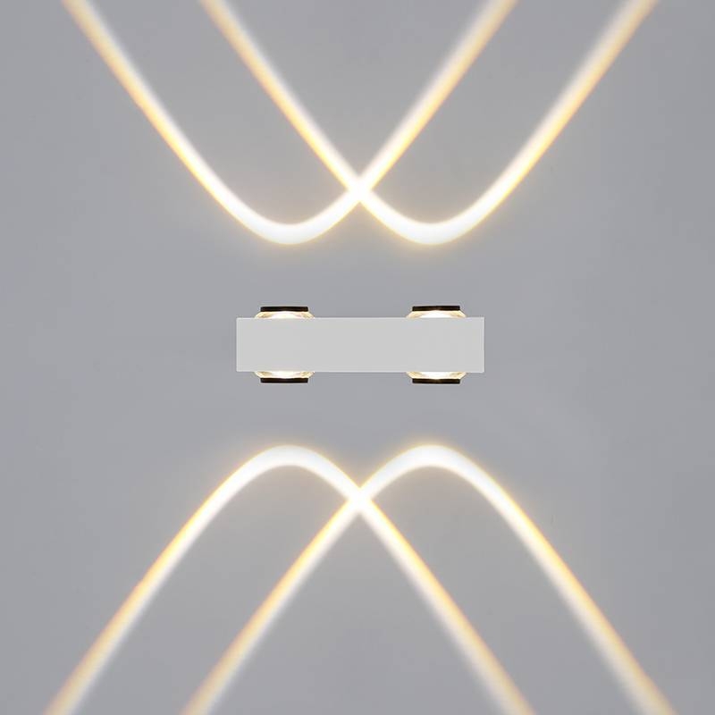 Arandela Nordecor Flou Duo 4 watts 2700K 40° IP65 Branco 96x48x30mm 2980