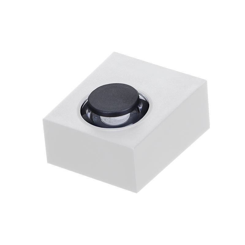 Arandela Nordecor Flou Uno 2 watts 2700K 40° IP65 Branco 42x48x30mm 2978