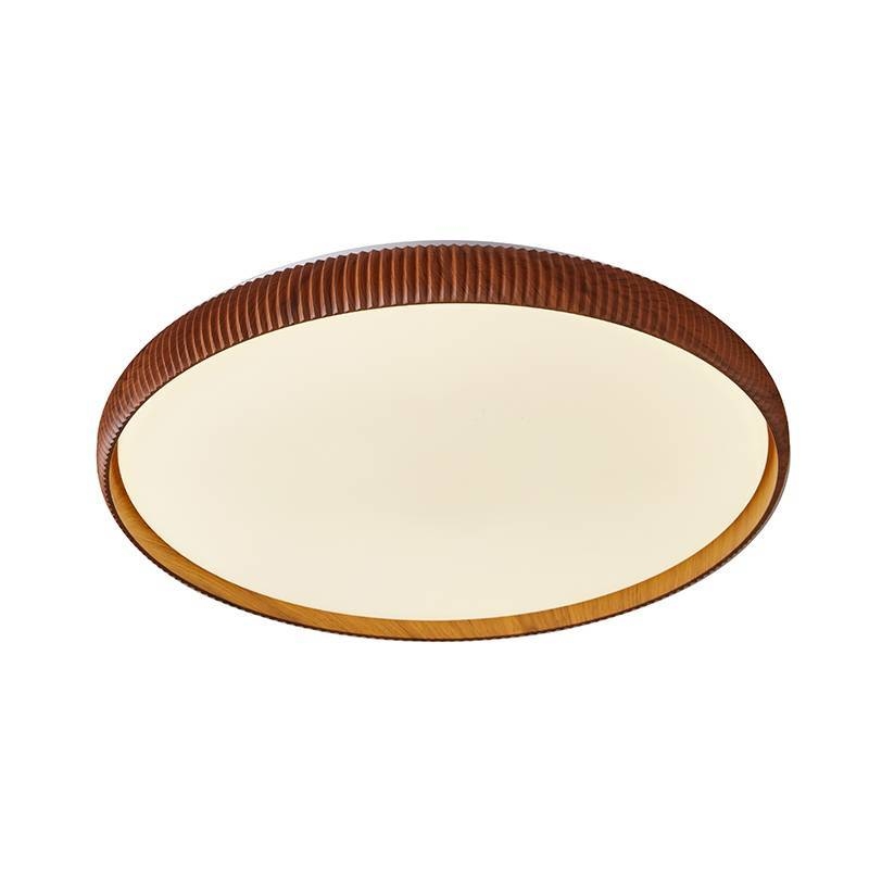 Plafon Nordecor Rond 33 watts Multitemperatura Imbuia Ø520x60mm 90038