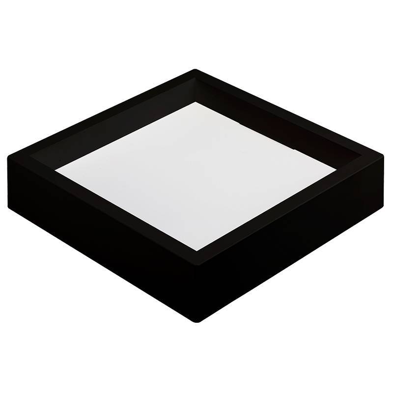 Painel Sobrepor Quadrado Nordecor Kais 24 watts 6500K Preto Bivolt 282x282mm 4257