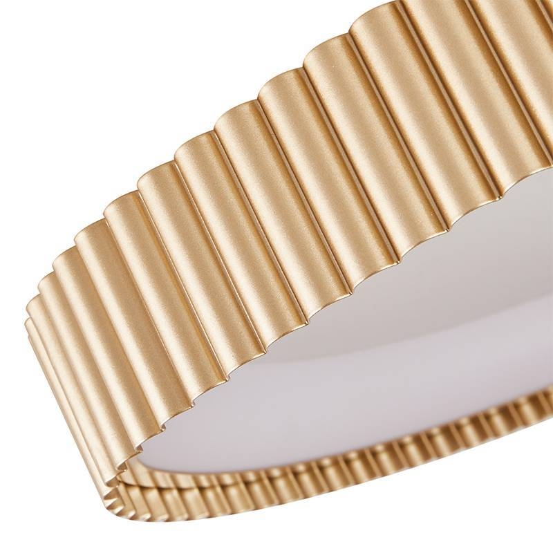 Plafon Nordecor Rivy 20 watts Multitemperatura Dourado 450x80mm 90016