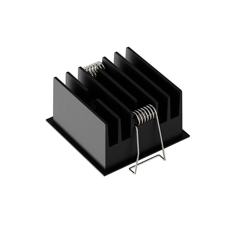 Embutido Nordecor Powerlux 9 Focos 12 watts Preto 2700K IRC97 36° Bivolt 71x71x40mm 80017