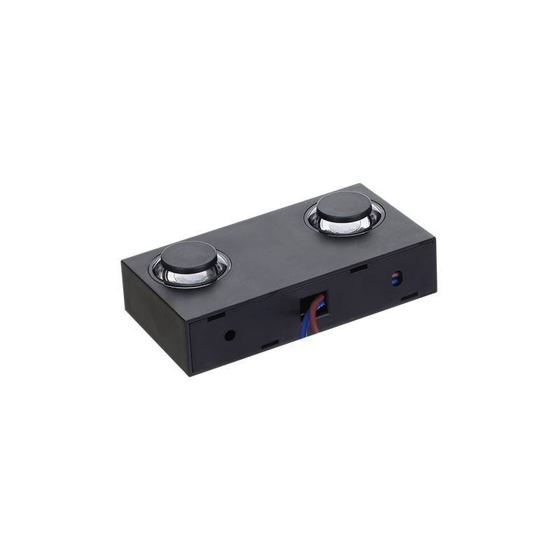 Arandela Nordecor Flou Duo 4 watts 2700K 40° IP65 Preto 96x48x30mm 2981