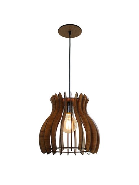 Pendente Classic Lar Coroa 1L E27 Ø300x300mm 1007
