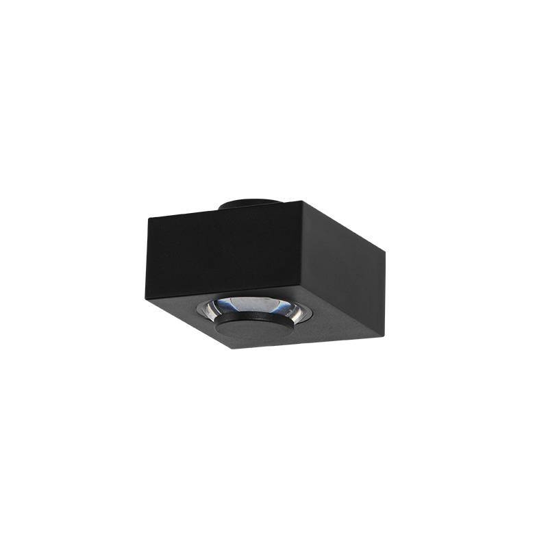 Arandela Nordecor Flou Uno 2 watts 2700K 40° IP65 Preto 42x48x30mm 2979
