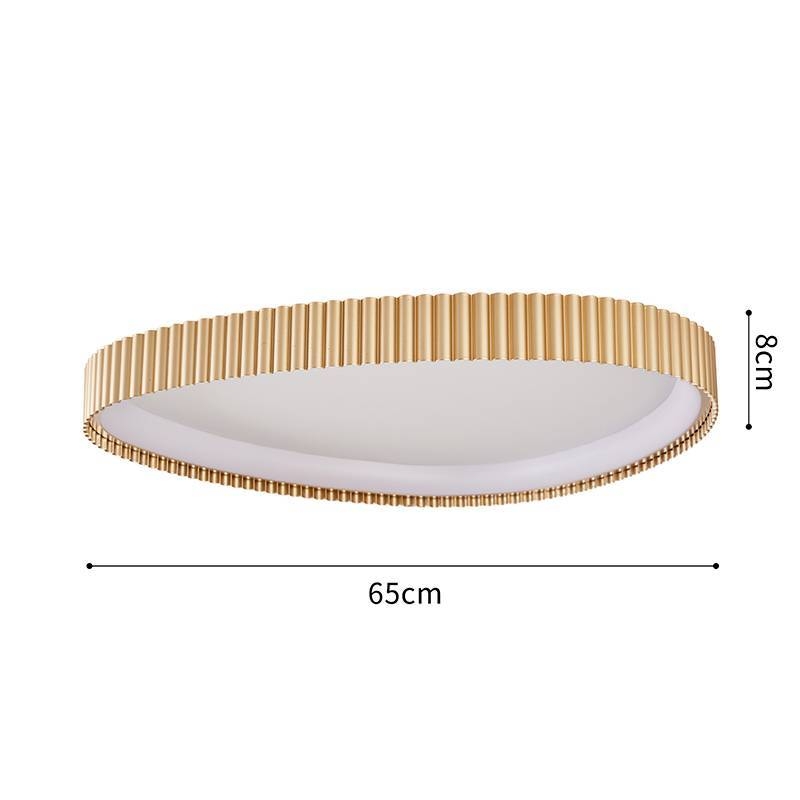 Plafon Nordecor Rivy 36 watts Multitemperatura Dourado 650x80mm 90017