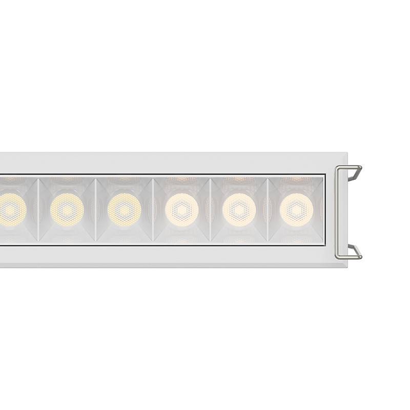Embutido Nordecor Powerlux 12 Focos 18 watts Branco 2700K IRC97 36° Bivolt 109x32x40mm 80009