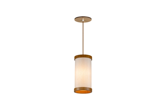 Pendente Classic Lar Soft C1020 Madeira 1L E27 Ø100x200mm 1244

