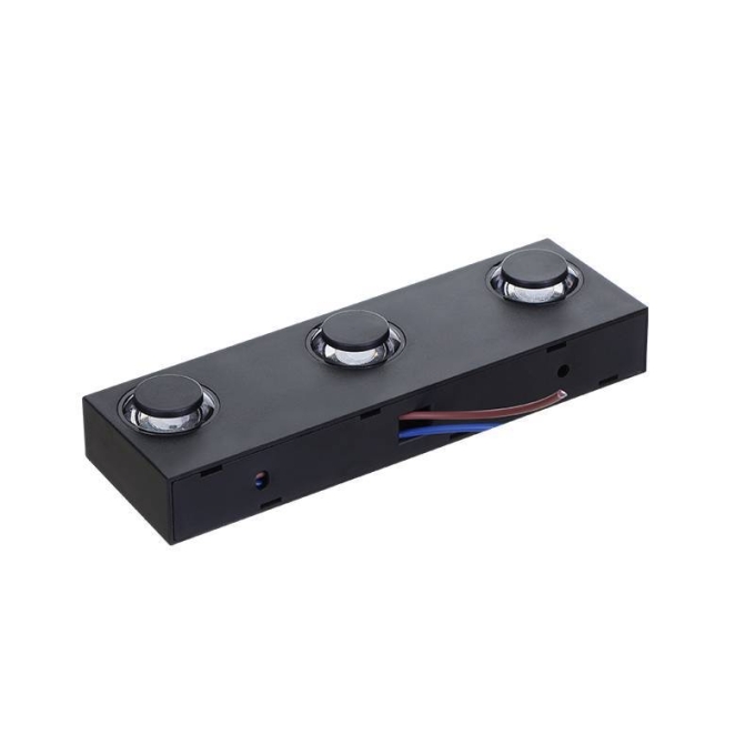 Arandela Nordecor Flou Tri 6 watts 2700K 40° IP65 Preto 156x48x30mm 2983