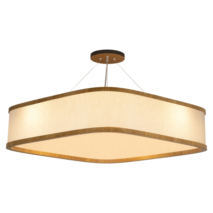 Pendente Classic Lar Soft Lamé C7017 Madeira 8L E27 170x700x700mm 1203

