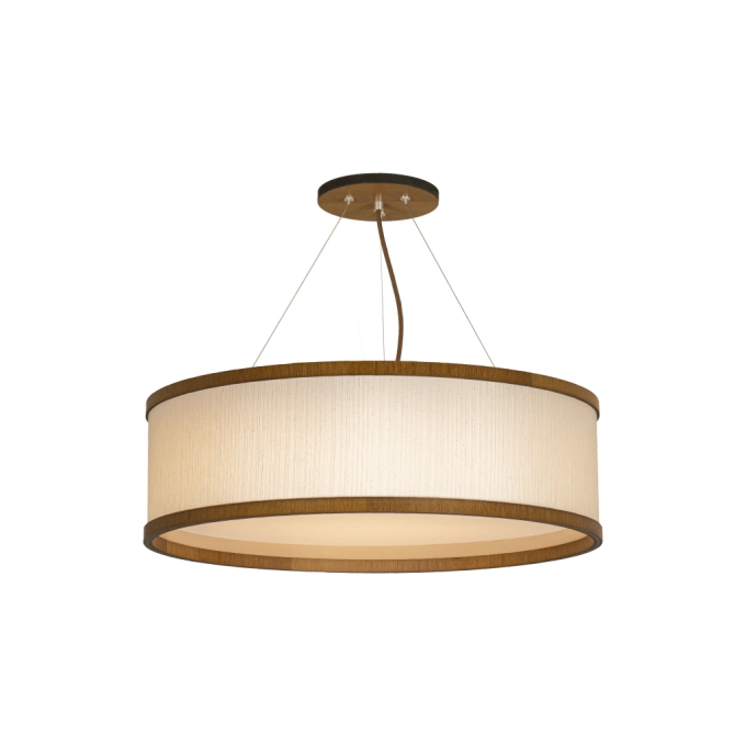 Pendente Classic Lar Soft C5517 Madeira 5L E27 Ø550x170mm 1124

