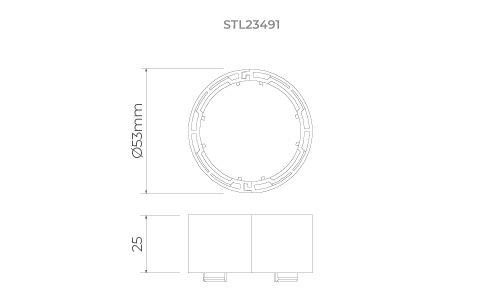 Anel de Elevação Stella para Embutidos S.Ground 3 e 4 watts (02 unidades) STL23491