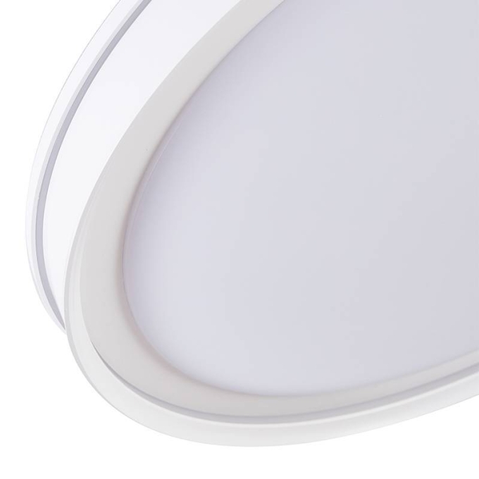 Plafon Nordecor Glyner 33 watts Multitemperatura Branco Ø500x70mm 90034