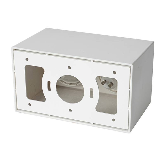 Spot Sobrepor Nordecor Loyo 2L MR16 Branco 166x94x96mm 6984
