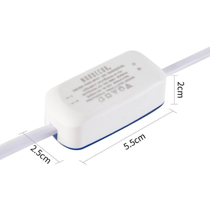 Driver Nordecor Dimerizável Triac para Spots 6-7 watts 18-22V 300MA 6517