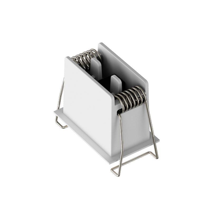 Embutido Nordecor Powerlux 2 Focos 3 watts Branco e Fundo Preto 2700K IRC97 36° Bivolt 52x32x40mm 80001