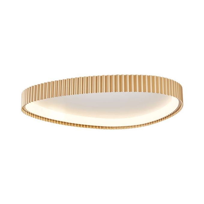 Plafon Nordecor Rivy 36 watts Multitemperatura Dourado 650x80mm 90017