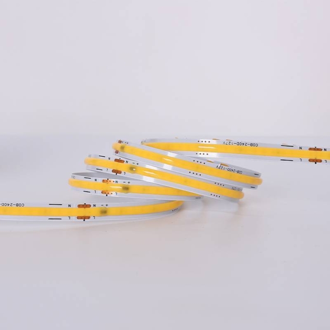 Fita LED Nordecor COB 10 watts/mt 2700K 127V 240 Leds 8mm 736 Lumens (Rolo 50 metros) 7385