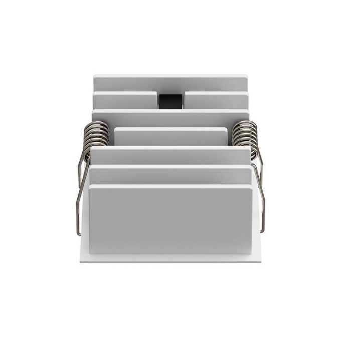 Embutido Nordecor Powerlux 9 Focos 12 watts Branco e Fundo Preto 2700K IRC97 36° Bivolt 71x71x40mm 80016