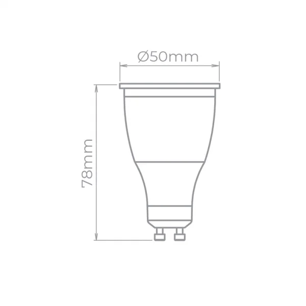 Lâmpada Stella Dicróica Evo 7 watts 2700K Dimerizável IRC95 36° Bivolt STH7535/27