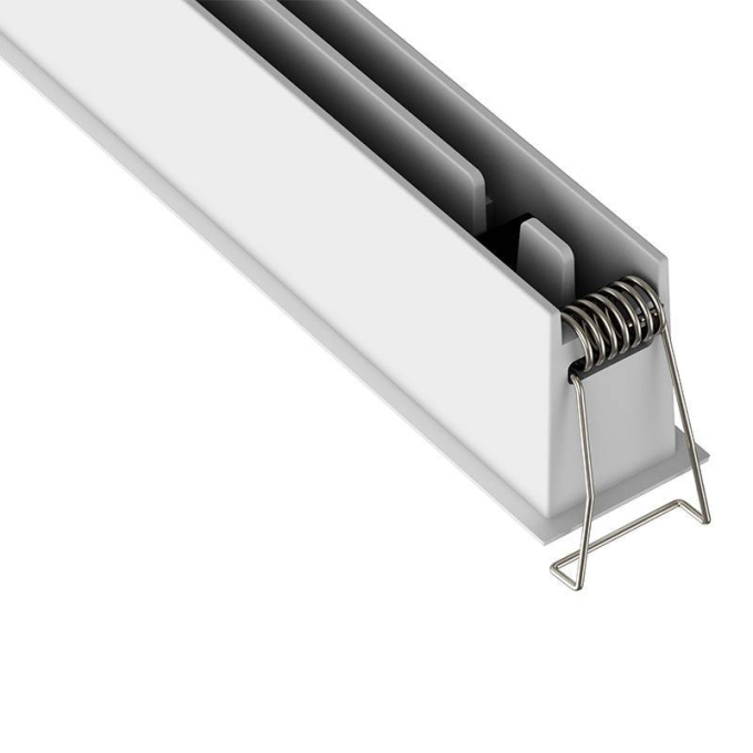 Embutido Nordecor Powerlux 12 Focos 18 watts Branco 2700K IRC97 36° Bivolt 109x32x40mm 80009