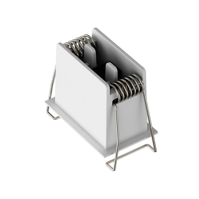 Embutido Nordecor Powerlux 2 Focos 3 watts Branco 2700K IRC97 36° Bivolt 52x32x40mm 80000