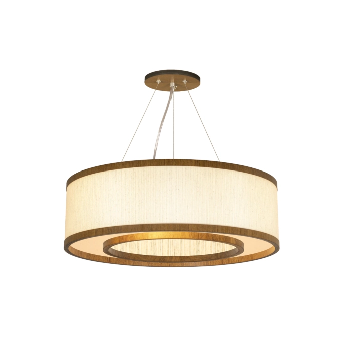 Pendente Classic Lar Soft Anel C5517 Madeira 5L E27 Ø550x170mm 1150

