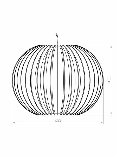 Pendente Classic Lar Esfera 60 1L E27 Ø600x455mm 1010