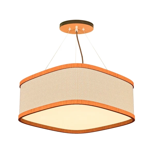 Pendente Classic Lar Palha Leve Lamé PL4517 Madeira 3L E27 Ø440x170mm 1273

